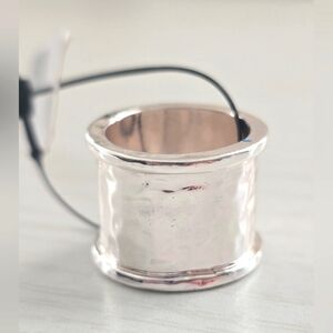 Chico's Ginny Silver Texture Ring